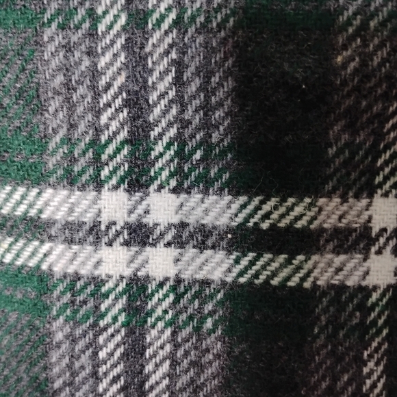 Vintage 90s Rear Ends Inc Plaid Wool-Blend Midi Skirt Sz 10 Preppy Academia - Picture 5 of 8